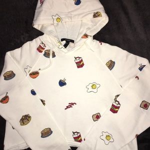 Cropped hoodie😋🥓🍳